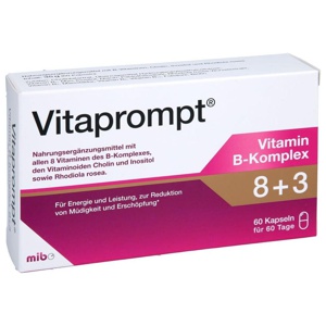 Vitaprompt Vitamin B-Komplex 8 + 3 60 St Kapseln Produktbild