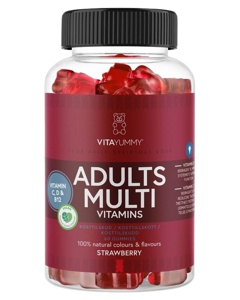 Vitayummy Adults Multivitamin Strawberry 60 stk. Produktbild