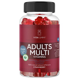 VitaYummy Adults Multivitamin Strawberry - 60 gum. produktbillede