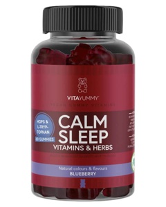 Vitayummy Calm Sleep Blueberry 150 g 60 stk. Produktbild