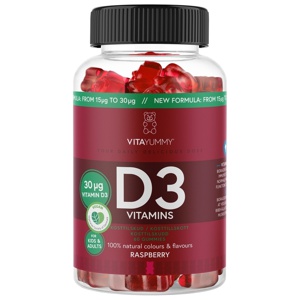VitaYummy D3 Raspberry 60pcs produktbilde