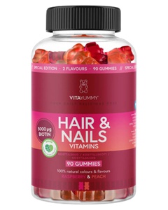 VitaYummy Hair & Nails Mix Raspberry & Peach produktbillede