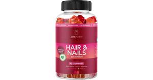 VitaYummy Hair & Nails Raspberry & Peach Gummies 90 st produkt bild