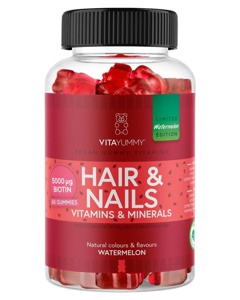 VitaYummy Hair & Nails Watermelon 60 Gummies produktbillede