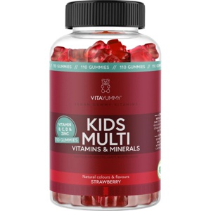VitaYummy Kids Multi Strawberry 110 Gummies produktbillede
