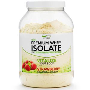 Viterna 100% Premium Whey Isolate Strawberry 900 g produkt bild