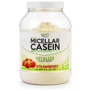 Viterna Premium Micellar Casein Strawberry Pulver 900 g produkt bild