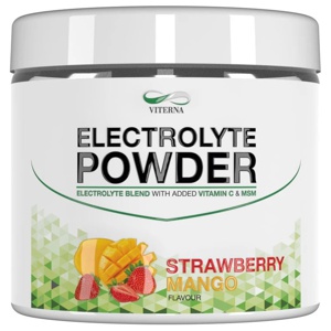 Viterna Electrolyte Powder Strawberry Mango 120 g produktbilde