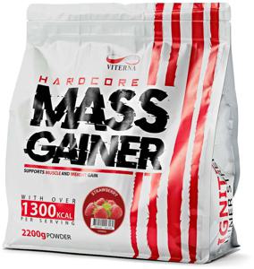 Viterna Hardcore Mass Gainer - Strawberry 2200 g produkt bild