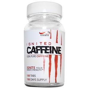 Viterna Ignited Caffeine 100 tabletter produkt bild