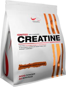 Viterna Ignited Creatine Strawberry Peach Bag 300 g produkt bild