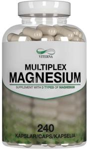 Viterna Multiplex Magnesium 240 kapslar produkt bild