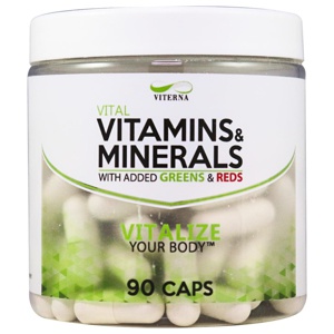 Viterna Multivitamin Mineral Greens Kapslar 90 st produkt bild