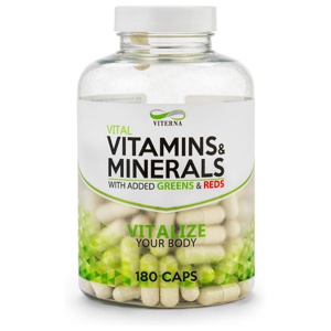 Viterna Vital Multivitamin & Minerals + Greens & Reds 180 kapslar produkt bild