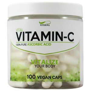 Viterna Vtal Vitamin-C 500 mg 100 kapslar produkt bild