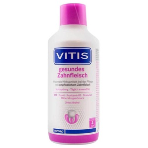 Vitis Gesundes Zahnfleisch Mundspülung Produktbild