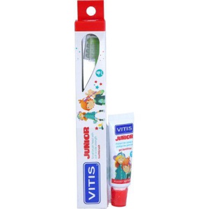 VITIS Junior Zahnbürste+15 ml Zahnpasta Produktbild