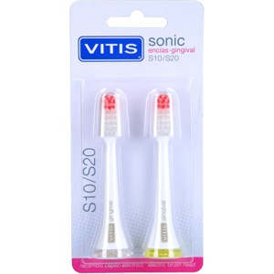 VITIS SONIC Ersatzkopfbürsten gingival 2 St Zahnbürste Produktbild