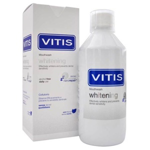Vitis whitening Mundspülung, 500 ml Mundwasser Produktbild