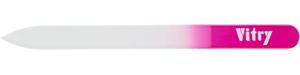 Vitry Glasfil Rosa Handtag, 1 st produkt bild