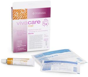 Vivacare mel sårvårdsset 1 par produkt bild