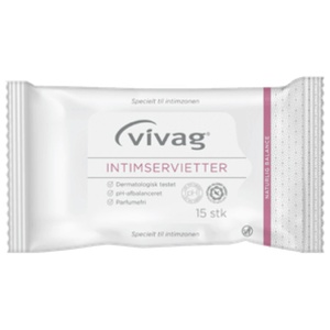 Vivag intimservietter 15 stk produktbilde