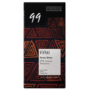 Vivani 99% Mørk Chokolade   80 g produktbillede