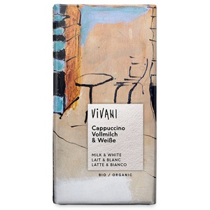 Vivani Cappuchino Chokolade Økologisk   100 g produktbillede