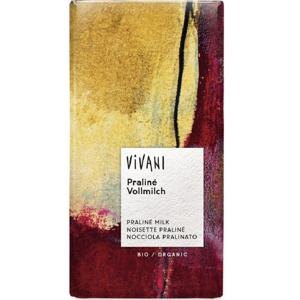 Vivani Ljus Choklad Pralin Nougat 100 g produkt bild