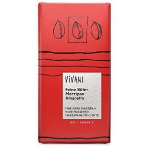Vivani Mørk Marcipan Amaretto Økologisk   100 g produktbillede
