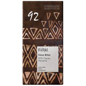 Vivani Panama Mörk Choklad 92% 80 g produkt bild