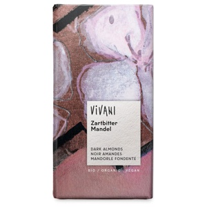 Vivani Mörk Mandel EKO 100 g produkt bild