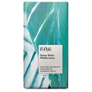 Vivani Mörk Choklad Mint 100g produkt bild