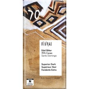Vivani Superior Mörk 70% EKO 80 g produkt bild