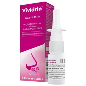 VIVIDRIN Azelastin 1 mg/ml Nasenspray Lösung Produktbild