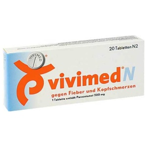 VIVIMED-N-gegen-Fieber-und-Kopfschmerzen-Tabletten Produktbild