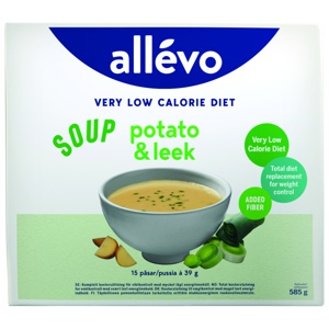 VLCD Soup Potet & Purreløk 15x39g produktbilde