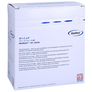 VLIESKOMPRESSEN steril 10x10 cm Produktbild