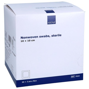 VLIESKOMPRESSEN steril 10x10 cm 4lagig Produktbild
