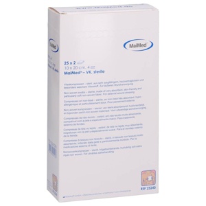 VLIESKOMPRESSEN steril 10x20 cm Produktbild