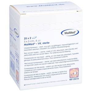 VLIESKOMPRESSEN steril 5x5 cm Produktbild