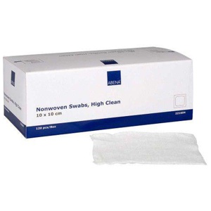 VLIESKOMPRESSEN unsteril 10x10 cm Cleanbox Produktbild