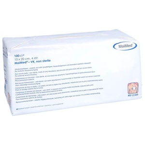 VLIESKOMPRESSEN unsteril 10x20 cm Produktbild