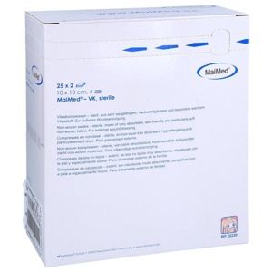 VLIESSTOFF-KOMPRESSEN steril 10x10 cm 4fach Produktbild