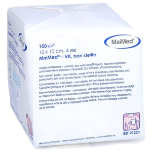 VLIESSTOFF-KOMPRESSEN unsteril 10x10 cm 4fach Produktbild