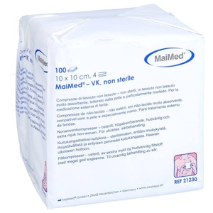 VLIESSTOFF-KOMPRESSEN unsteril 10x10 cm 4fach Produktbild