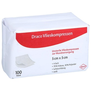 VLIESSTOFF-KOMPRESSEN unsteril 5x5 cm Produktbild