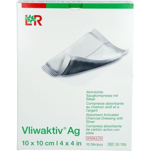 VLIWAKTIV AG Aktivkohle Saugkomp.m.Silber 10x10 cm Produktbild