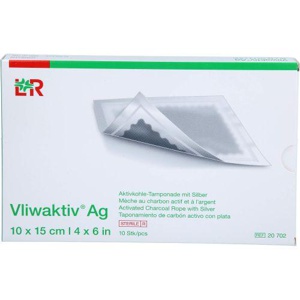 VLIWAKTIV AG Aktivkohle Tampon.m.Silber 10x15 cm Produktbild