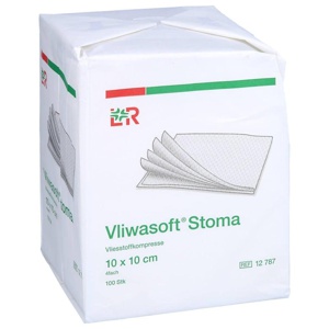 VLIWASOFT Stoma Kompressen 10x10 cm 4fach Produktbild